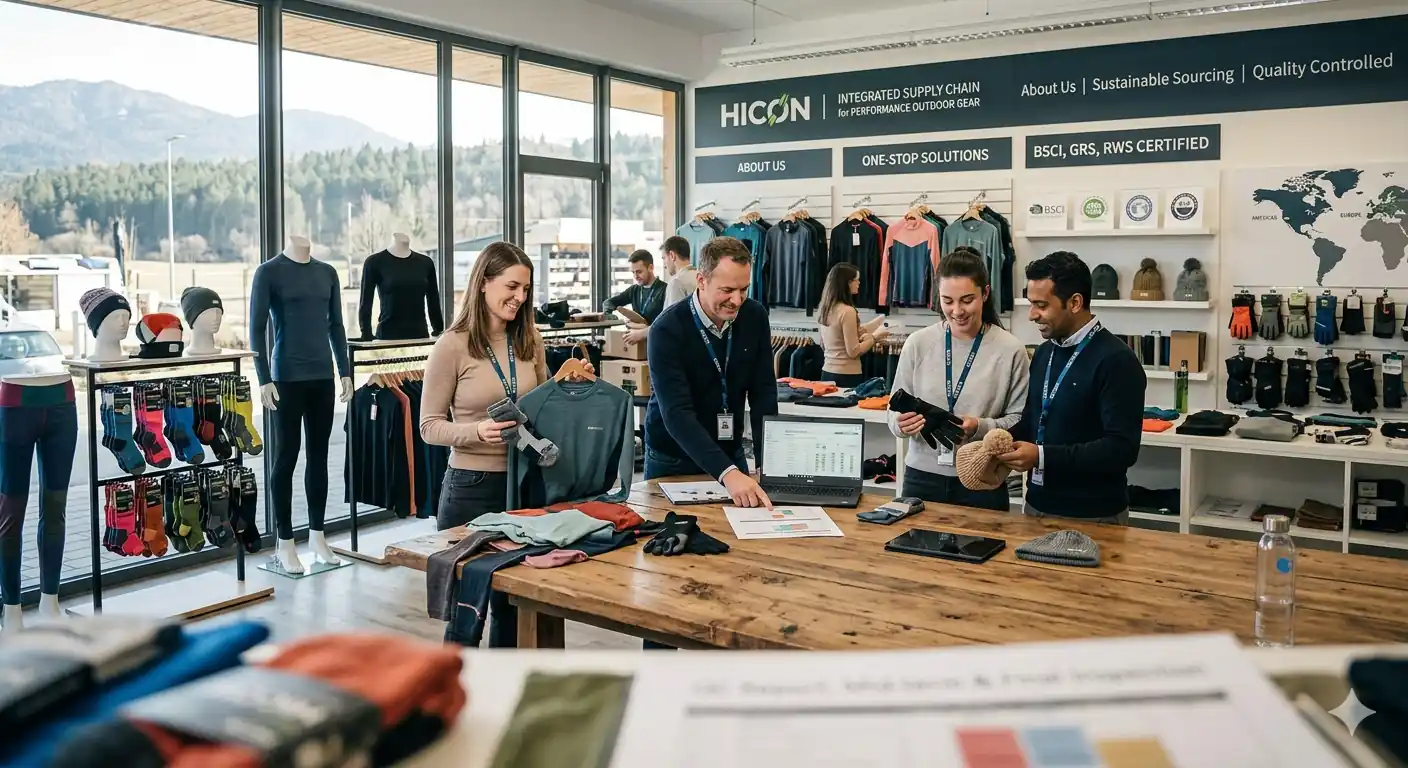 HICON team at an international outdoor trade show stand