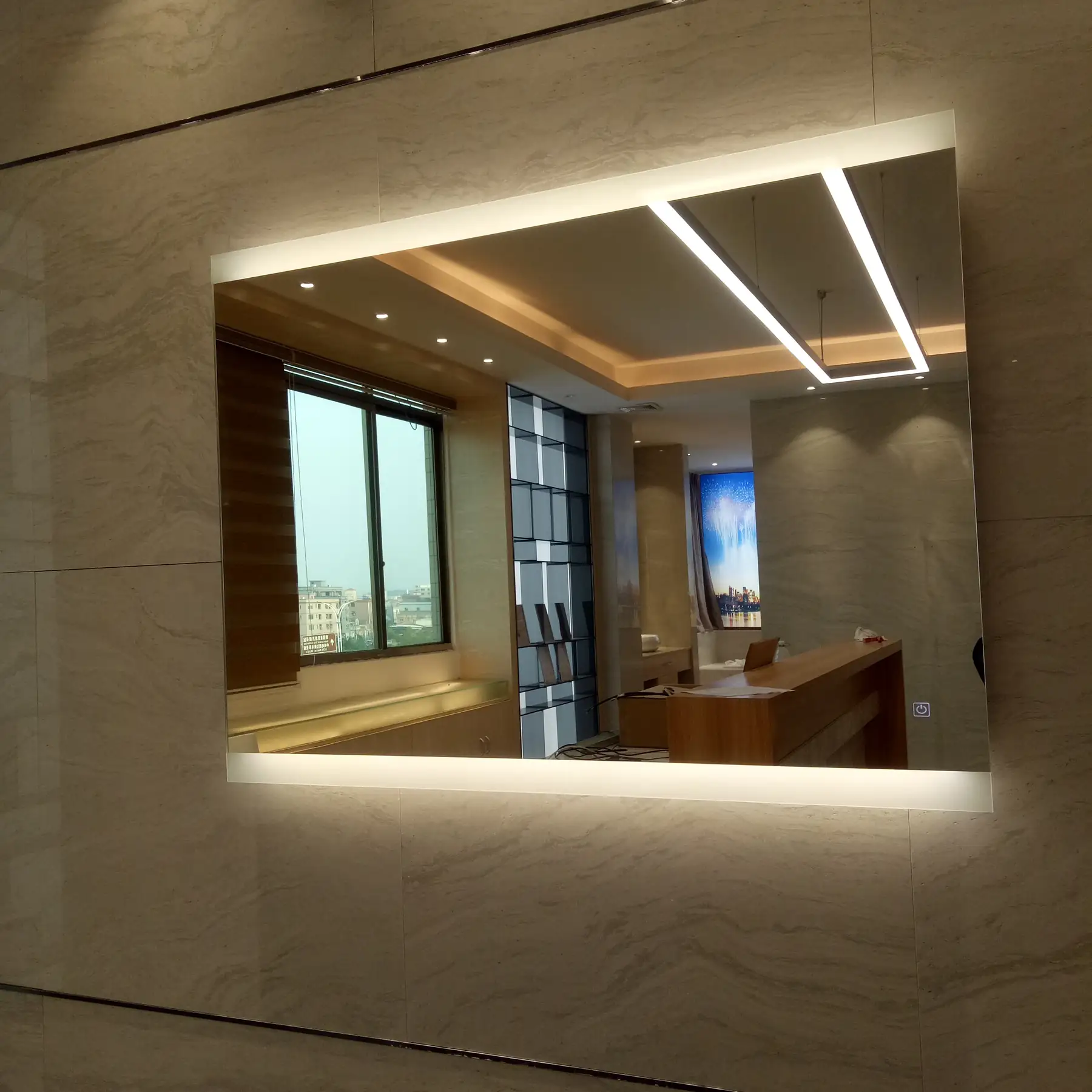 Fog Free Bathroom LED Mirror Model HQ004