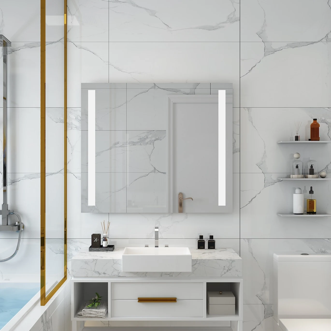 High quality backlit mirror
