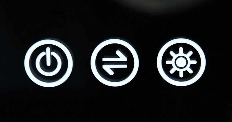 Touch switch for a bathroom lighted LED mirror