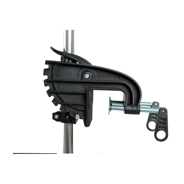 Seven level lock bracket that clamps the motor to the transom