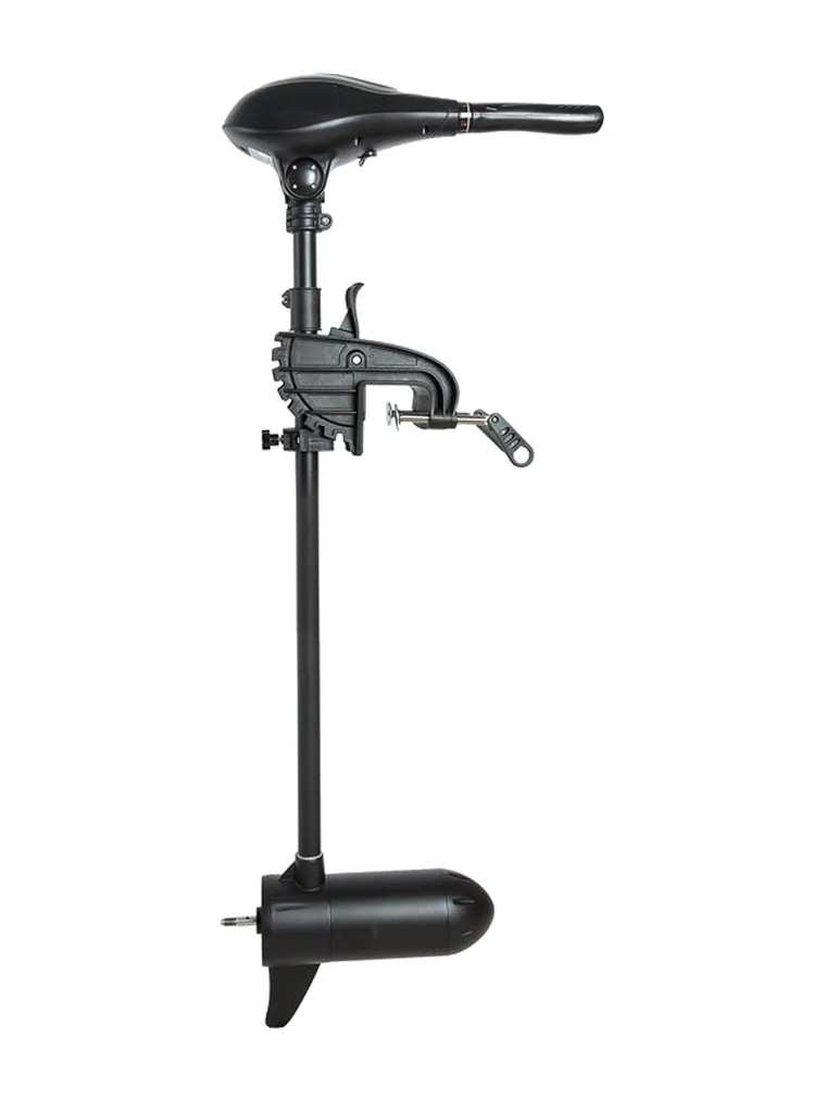 DT Series electric trolling motor with telescopic tiller and weedless propeller