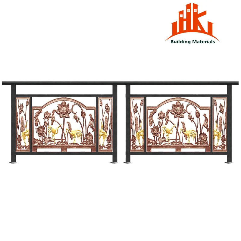 Balcony aluminum guardrail Design 14 balcony aluminum guardrail