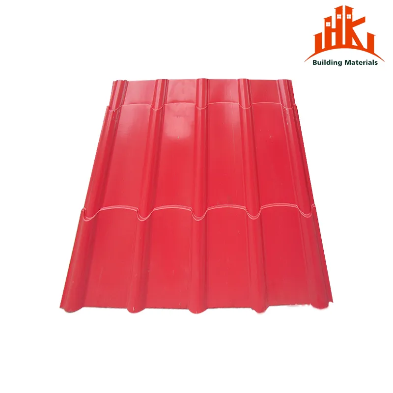 Corrugated (Spanish) glazed tile glazed finish decker metal roof