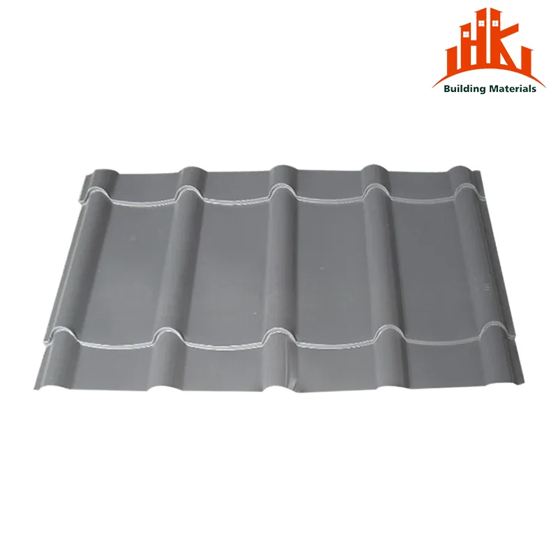 Corrugated (Spanish) glazed tile glazed finish decker metal roof
