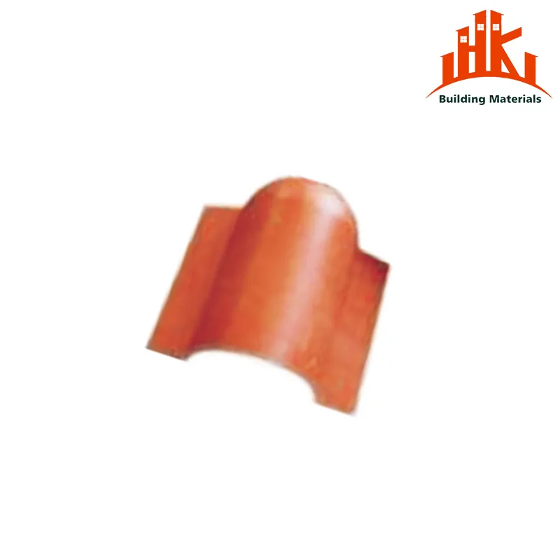 End of tilted ridge tile (accessories) abs roof