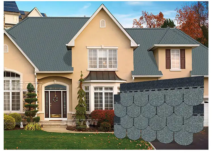Fish Scale Design 06 asphalt tile