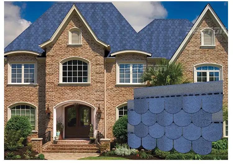 Fish Scale Design 03 asphalt tile