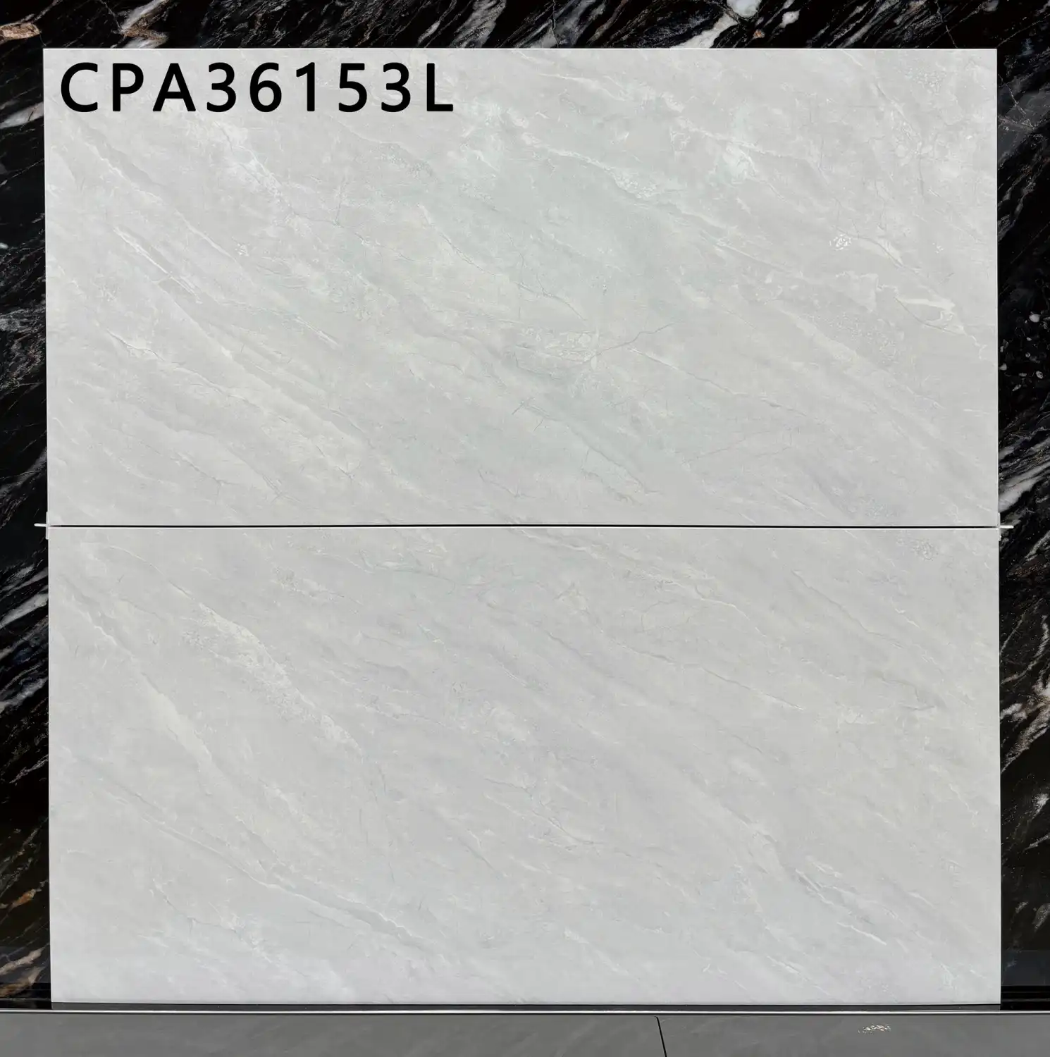 White marble-effect porcelain slab, code CPA36153L