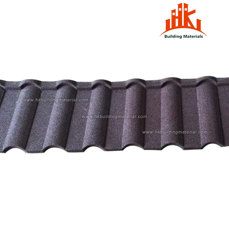 Rainbow Roof Tiles Design 03 stone metal roof tile
