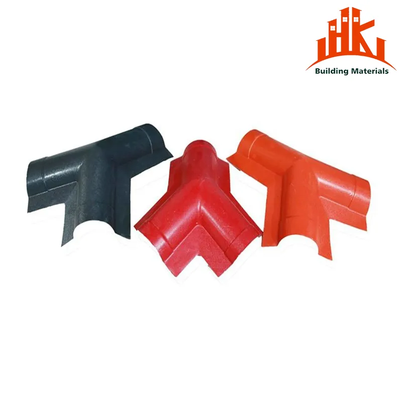 Three-way ridge tile (accessories) abs roof