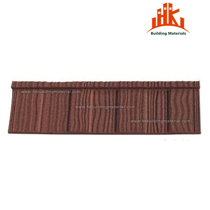Wood Grain Roof Tiles Design 03 stone metal roof tile