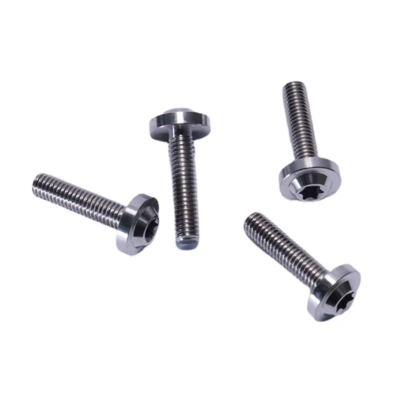 Titanium Saucer Head Screws in Grade 5 titanium