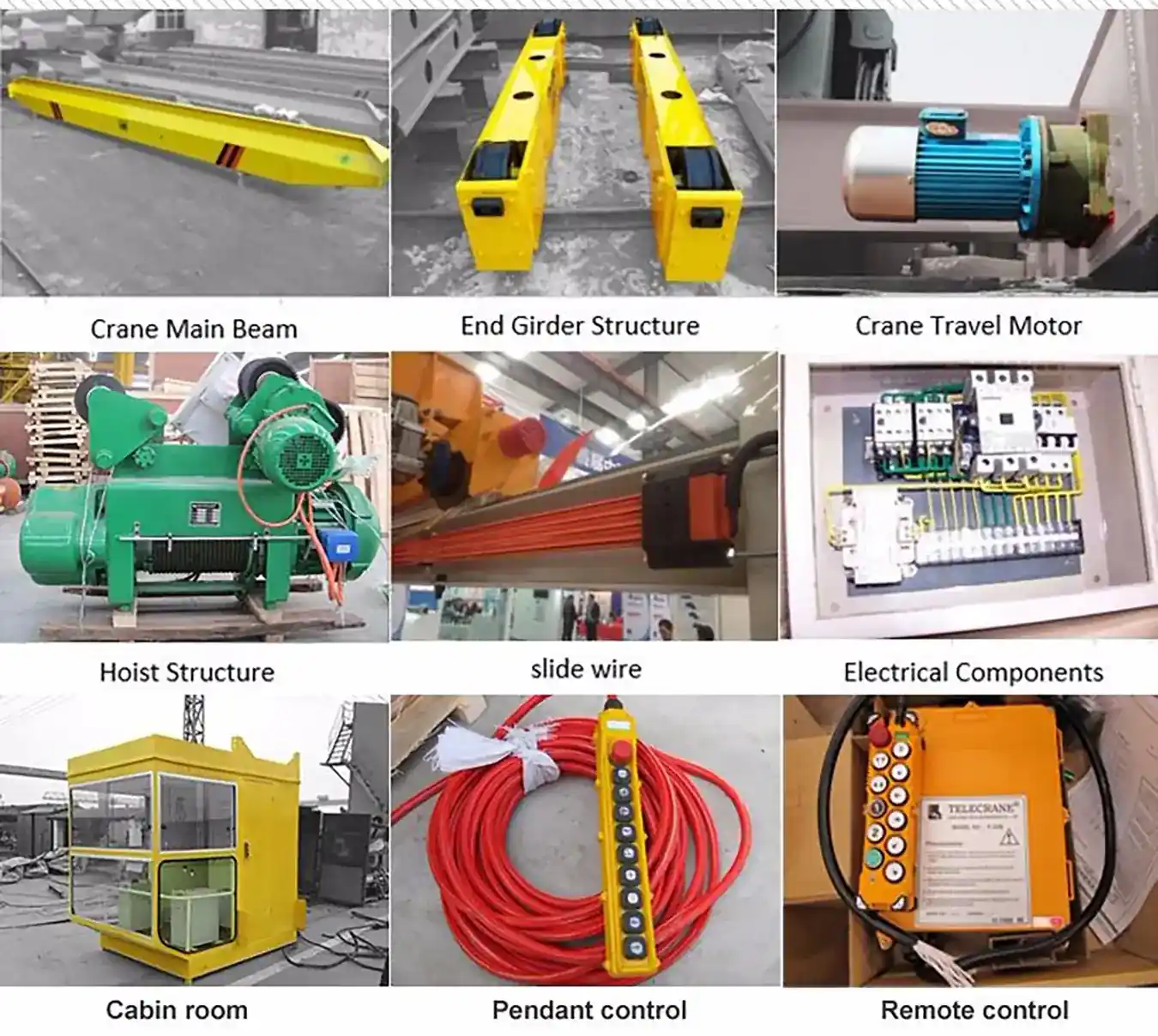 Single-girder-overhead-crane manufactured by Sinomac Industrial