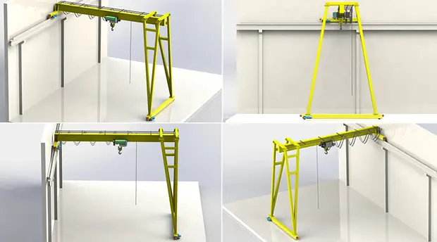 Semi-gantry-crane detail 4 from Sinomac Industrial