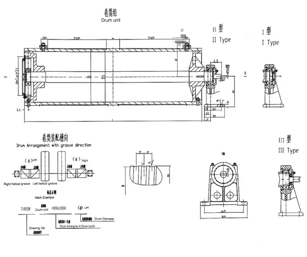 Wire-rope-drum manufactured by Sinomac Industrial