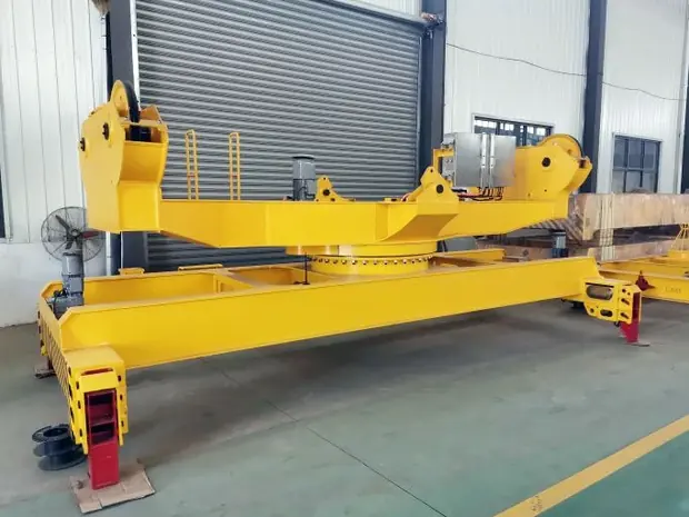Electric-fixed-container-spreader manufactured by Sinomac Industrial