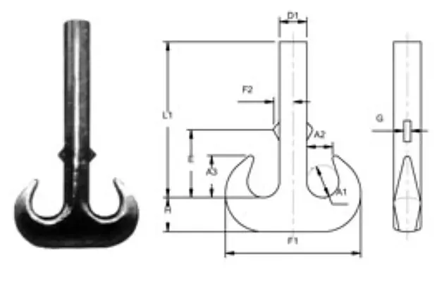 Crane-hook-assembly detail 6 from Sinomac Industrial