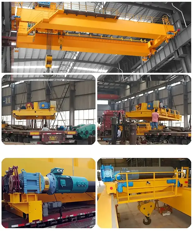 Double-girder-overhead-shop-crane manufactured by Sinomac Industrial