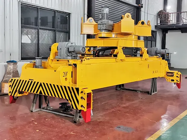 Electric-telescopic-spreader manufactured by Sinomac Industrial