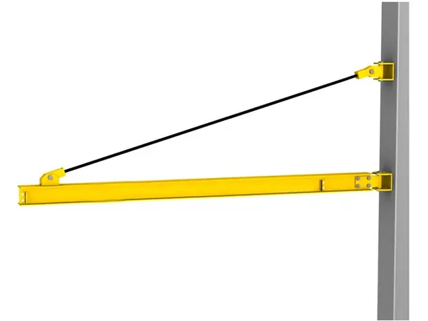 Wall-mounted-tie-rod-jib-cranes manufactured by Sinomac Industrial