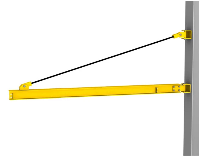 Wall-mounted-tie-rod-jib-cranes manufactured by Sinomac Industrial