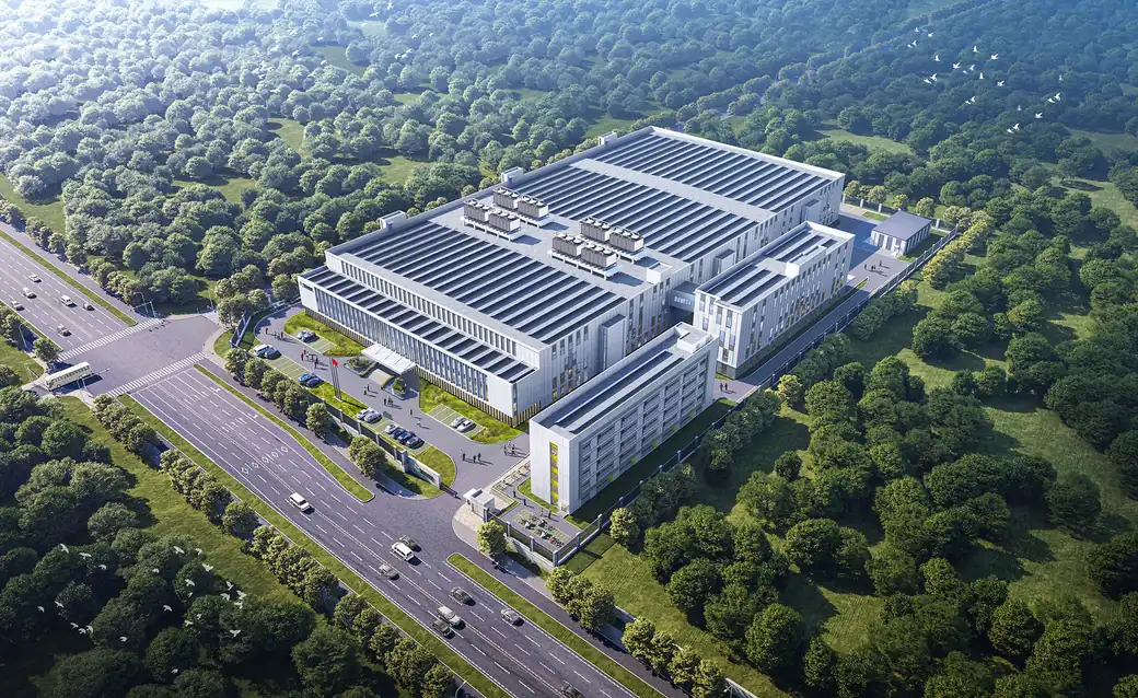 Aerial view of the Hondol Material production base in Suzhou