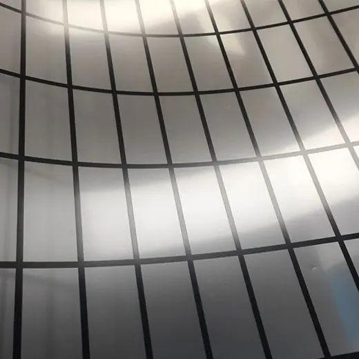 Transparent Grid Black/White in production