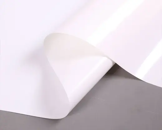Roll of fluoropolymer front film for lightweight PV modules
