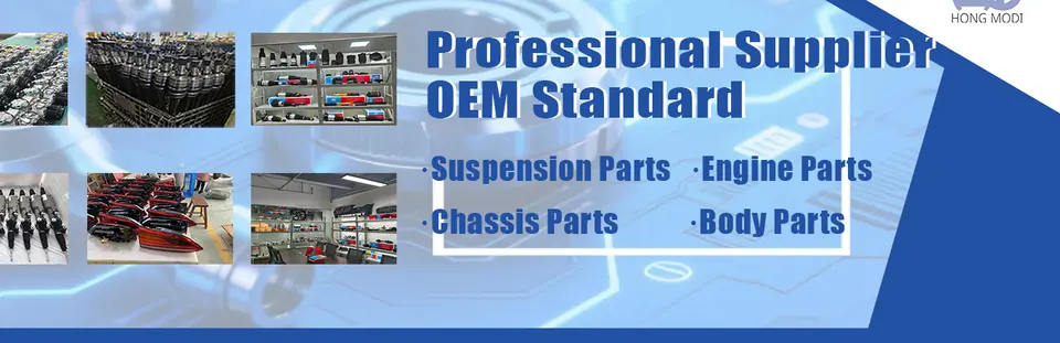 Hong Modi product ranges — suspension parts engine parts chassis parts and body parts