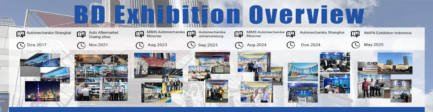 Hong Modi exhibition overview showing Automechanika Shanghai Moscow Johannesburg and INAPA Indonesia stands