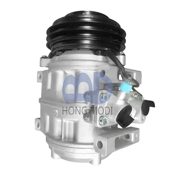 Brand new AW air conditioning compressor for Toyota mid-size buses/Coasters. (List of comp photograph 2