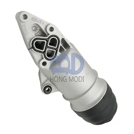 Aluminum oil cooler filter housing, suitable for Audi A4 A5 A6 A7 A8 Quattro Q5 — view 2