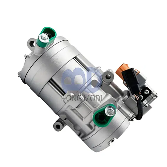 The XPeng G3 electric vehicle uses a Hanergy HES33 electric air conditioning compressor. ( photograph 2