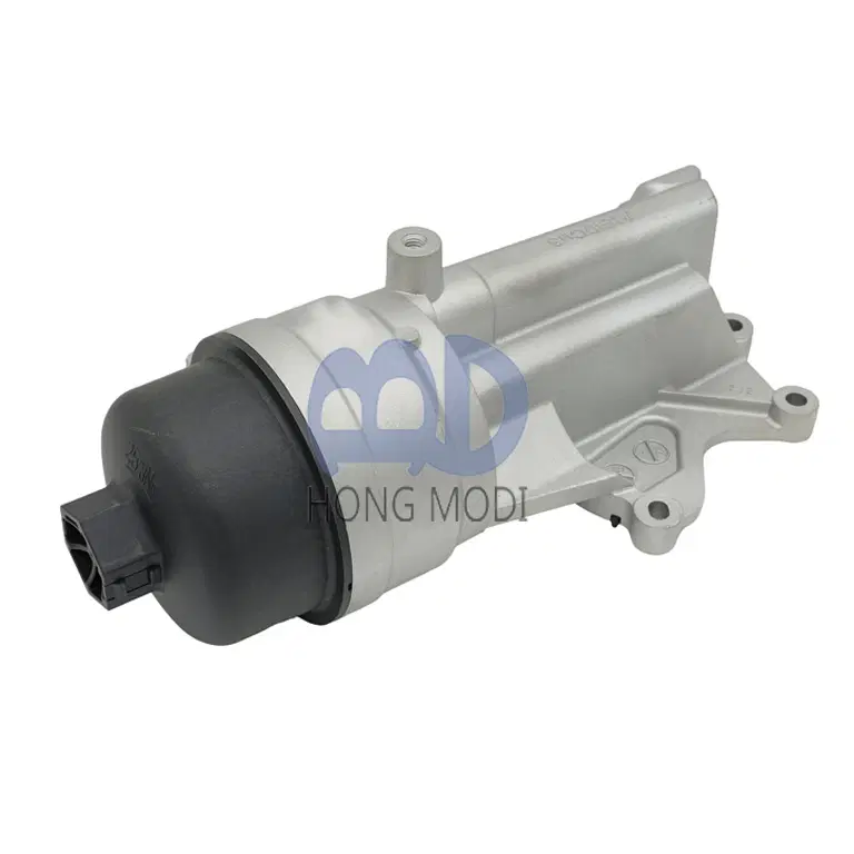 Oil filter housing without drain plug, suitable for 2007, 2008, and 2009 Mini Cooper 1.6L L4 (Part numbers: 11428643762, 1142