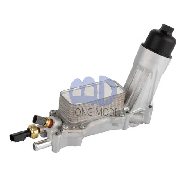 Cooler + Oil Filter Housing for Jeep Grand Cherokee 3.6 (Part Number: 68365931AD — view 3