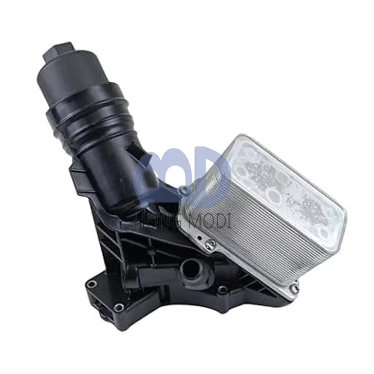 Aluminum engine oil cooler assembly 11428583895 for BMW 2013-2021 F22 G30 540i 640i 740i M240i 440i, replacement part numbers