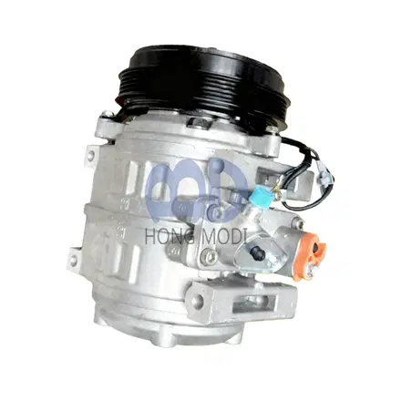 Air conditioning compressor for Toyota Coaster bus 10P30C 2000-2021: 447220-0394 — view 2