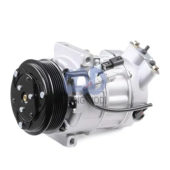 This refers to a 6PK 12V air conditioning compressor suitable for the Nissan X-T — view 3