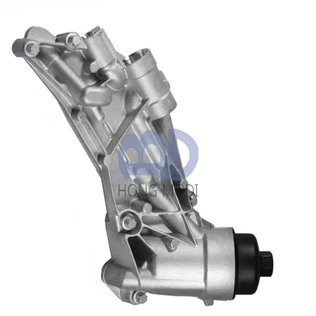 Engine oil cooler with filter for GMC Chevrolet Cruze Sonic 1.8L: 93186324 25199751 photograph 2