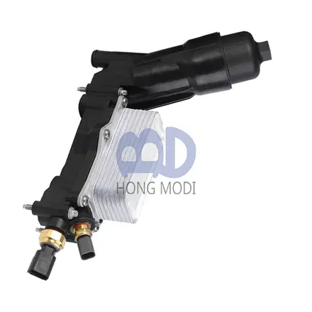 68105583AF Oil Cooler and Oil Filter Adapter Housing (with gasket and sensor), s — view 2