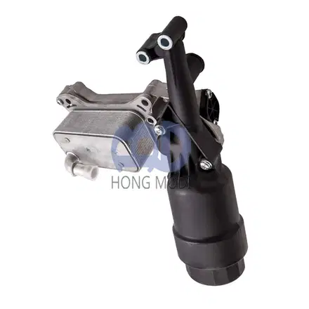 Mercedes-Benz Engine Oil Filter Cooling Housing Assembly Oil Cooler 6511801210 — view 2