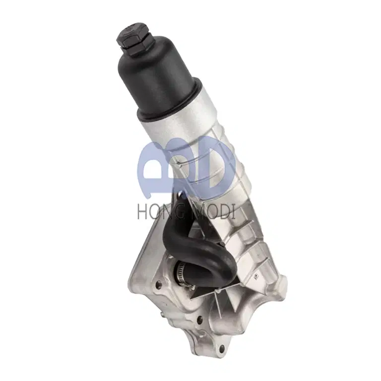 Mercedes-Benz 271 engine oil filter lubrication and cooling housing assembly, part number photograph 2