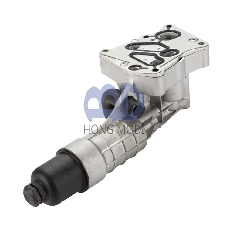 Oil filter housing cover assembly (with gasket) for 2012, 2013, 2014, and 2015 Mercedes-Benz C250 W204 and SLK250 R172 M271 (