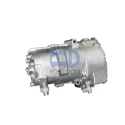 Electric hybrid compressor for automotive air conditioning. Suitable for Mercede — view 2