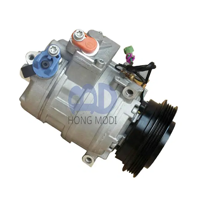 7SBU16C automotive air conditioning compressor for BMW E39 and E38 models: 64528 — view 3