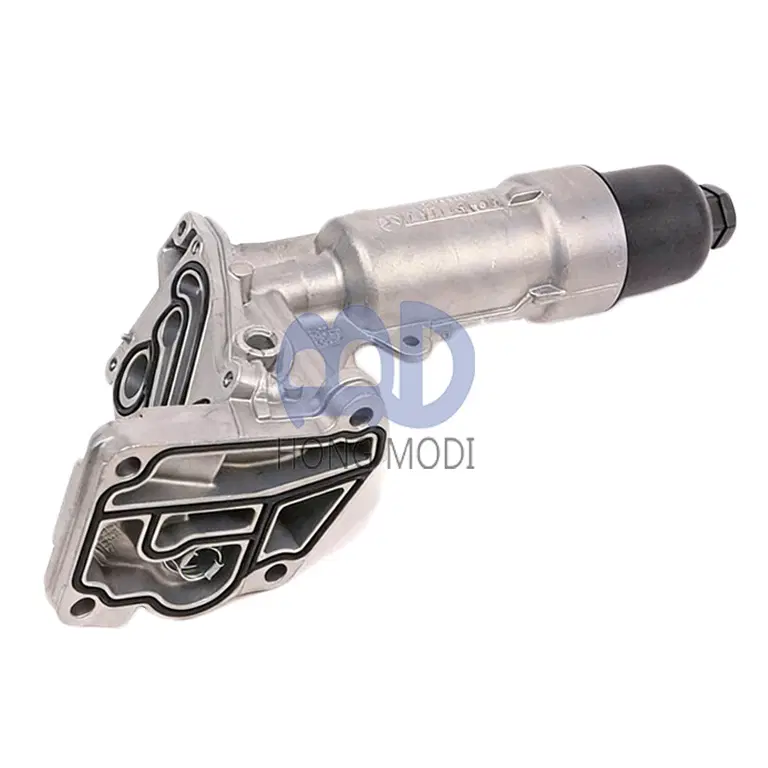 Mercedes engine oil filter housing - Genuine Mercedes part number 2711800710 — view 3