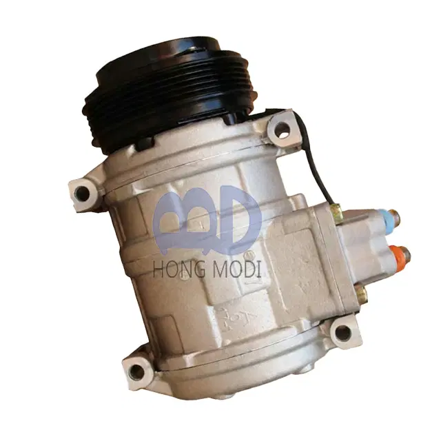 GOWE automotive air conditioning compressor, compatible with models 447100-2600, 447100-22 photograph 2
