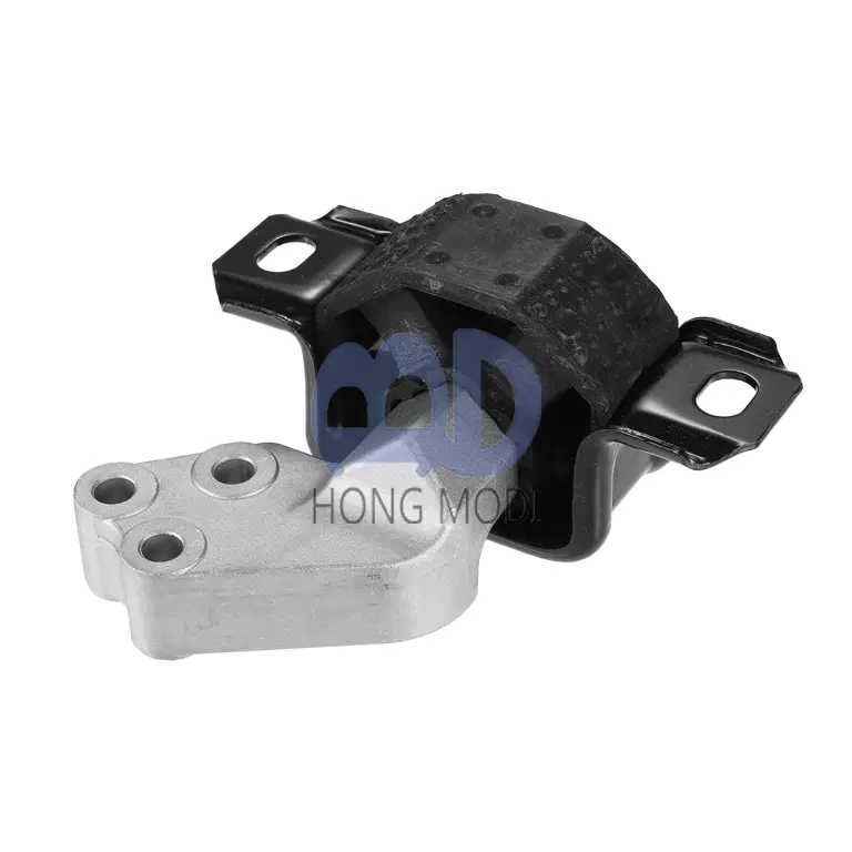 X AUTOHAUX Part Number 1322200048 Right passenger-side engine mount for Smart Fortwo 1.0L L3 2008-2015 models, metal and rubb