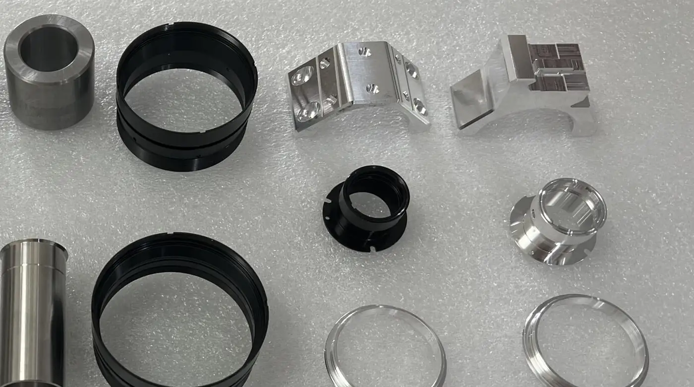 Machined stainless and aluminium components produced to customer drawings